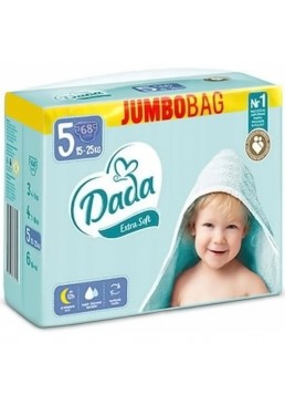 Підгузки дитячі Dada Extra Soft, розмір 5 (15–25 кг), 68 шт